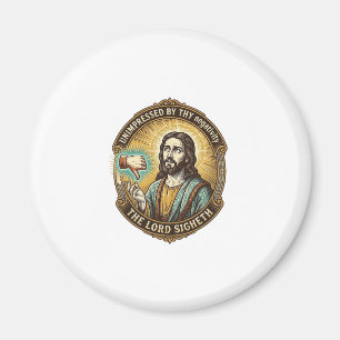 Jesus Gefällt-nicht-Button Social Media Hater Trol Magnet