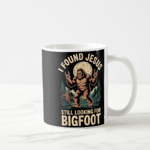 Jesus gefunden, Bigfoot lustig aussehend, christli Kaffeetasse