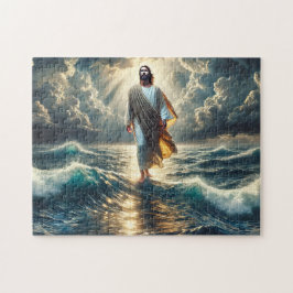Jesus geht auf dem Wasser Christlicher Glaubensges