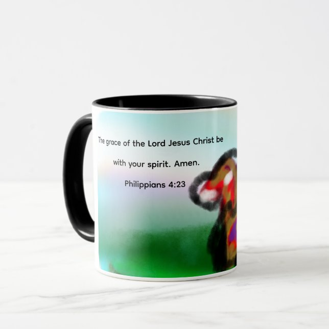 Jesus Geist Tasse (Vorderseite Links)