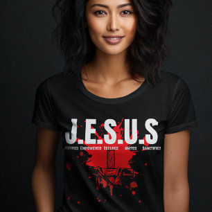 JESUS - Geistliches Gospel-Gebet für Frauen T-Shirt