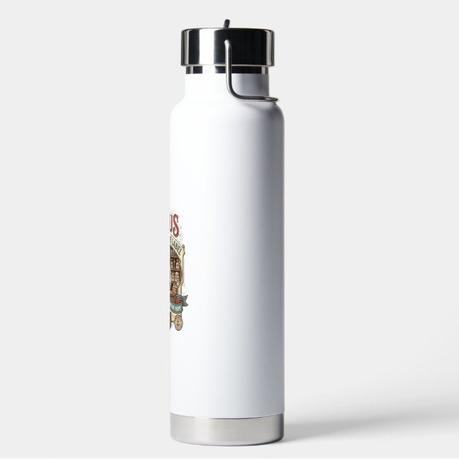 Jesus Gemischtwarenladen Label Jesus Gemischtwaren Trinkflasche (Links)