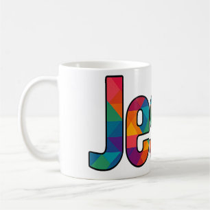 "Jesus" geometrisches Design Kaffeetasse