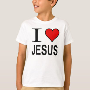 Jesus-Geschenke I Liebe Jesus-Logo auf dem Hemd T-Shirt