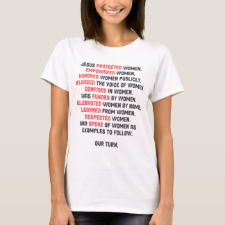 Jesus Geschützte Frauen die die Frauen gestärkt Je T-Shirt