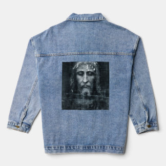 Jesus-Gesicht-Jeansjacke Jeansjacke