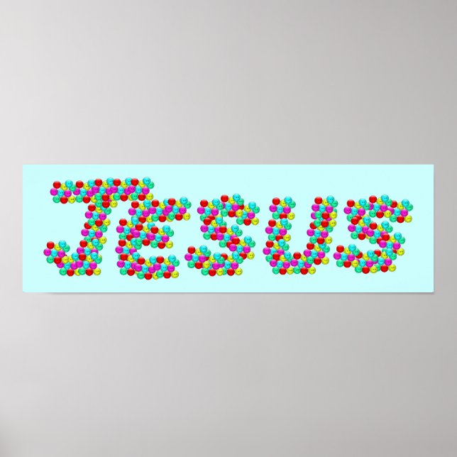 JESUS - Gesichter Poster (Vorne)