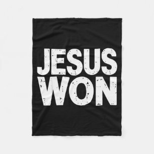 Jesus gewann christlichen Glauben religiös Fleecedecke