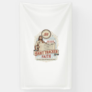 Jesus Gewohnheits-Tracker Glaube Jesus Gewohnheits Banner
