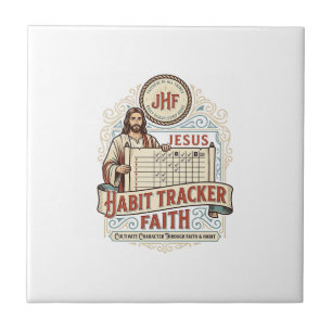 Jesus Gewohnheits-Tracker Glaube Jesus Gewohnheits Fliese