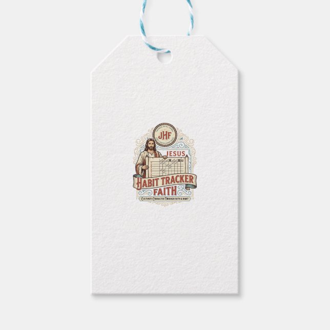 Jesus Gewohnheits-Tracker Glaube Jesus Gewohnheits Geschenkanhänger (Vorderseite)
