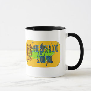 Jesus gibt einem Schrei über Sie Kaffee-Tasse Tasse