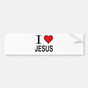 Jesus gibt I Liebe Jesus Autoaufkleber