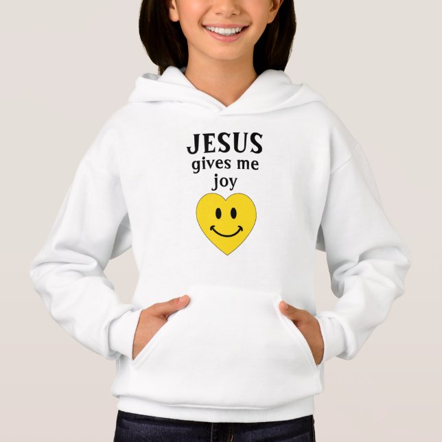Jesus gibt mir Freude Hoodie (Vorderseite)