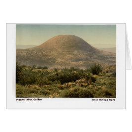 Jesus ging hierher: Mt Tabor