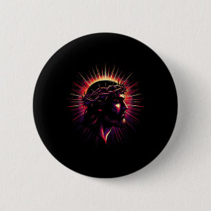 Jesus Glaube Kreuz Christlich Religiöse Bibelvers Button