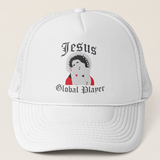Jesus Global Player Truckerkappe (Vorderseite)