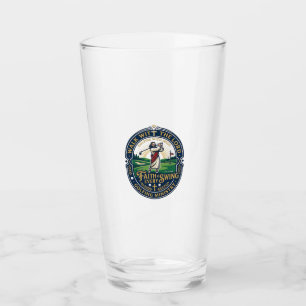 Jesus Golf-Shirt Glaube-basiertes Design_1 Glas