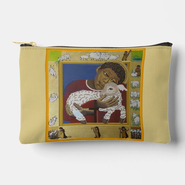 Jesus Good Shepherd Prayerbook Rosary Zubehörtasche (Vorderseite)