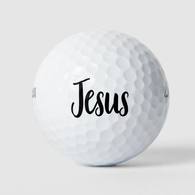 Jesus Gospel Grafik Ästhetische Christliche Zitate Golfball (Vorderseite)
