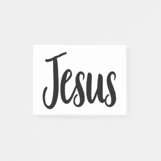 Jesus Gospel Grafik Ästhetische Christliche Zitate Post-it Klebezettel