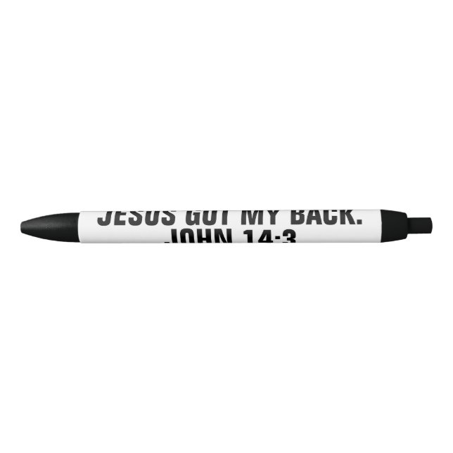 JESUS GOT MEIN HINTERES John-14:3 Kugelschreiber (Vorderseite)