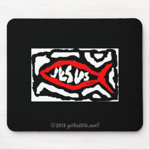 Jesus gotGod316.com? Mousepad