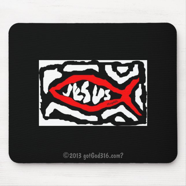 Jesus gotGod316.com? Mousepad (Vorne)