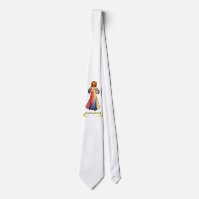 Jesus Göttliche Barmherzigkeit Krawatte (Vorderseite)