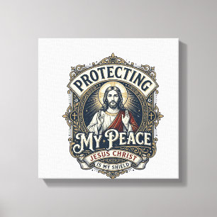 Jesus Grenzen Selbstachtung Shirt Glaube Basiertes Leinwanddruck
