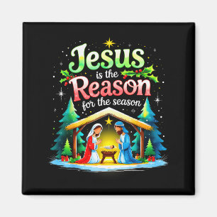 Jesus Grund Für Die Weihnachtszeit Krippenszene We Magnet