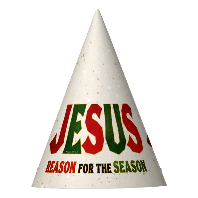 Jesus-Grund für Jahreszeit Partyhütchen (Vorderseite)