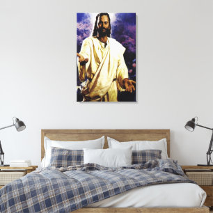 Jesus grüßt dich leinwanddruck