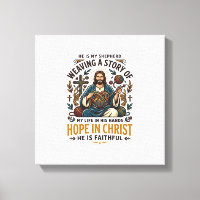 Jesus Häkeln Stricken T-Shirt Inspirierender Glaub
