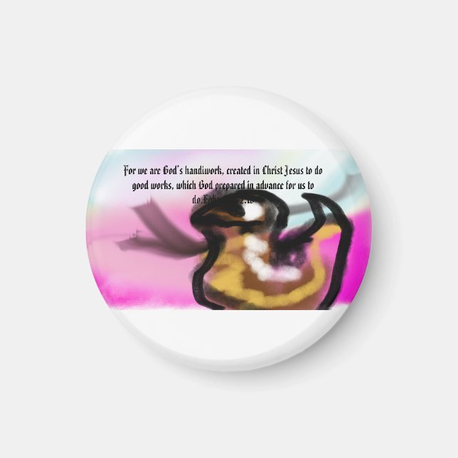 Jesus Hand  Magnet (Vorne)