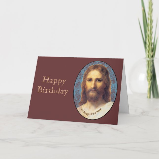 Jesus Happy Birthday Card Karte (Vorderseite)