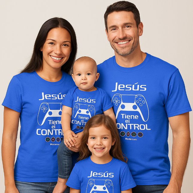 Jesus Has the Control – Christian Gamer Shirt with (Von Creator hochgeladen)