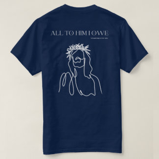 Jesus hat alles bezahlt, T - Shirt für Weißdruck