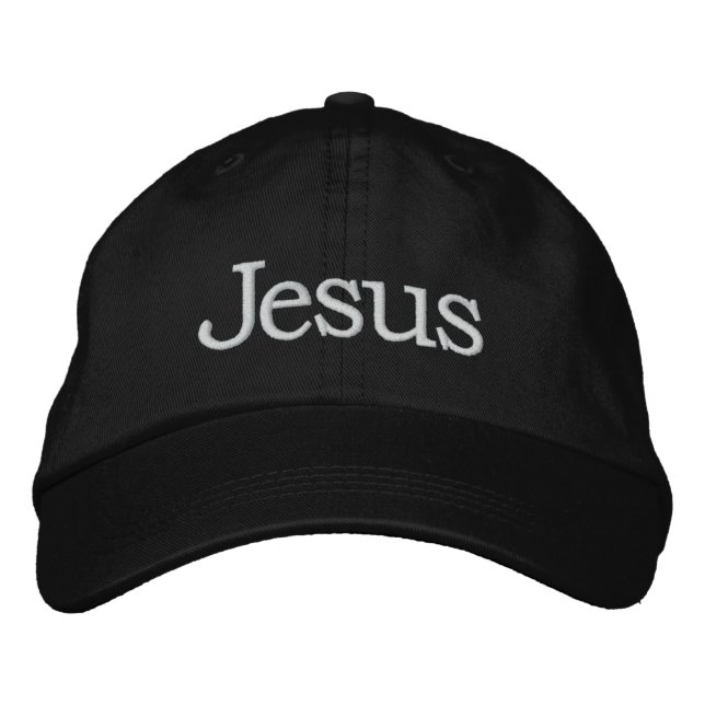 Jesus hat bestickte baseballkappe (Vorderseite)