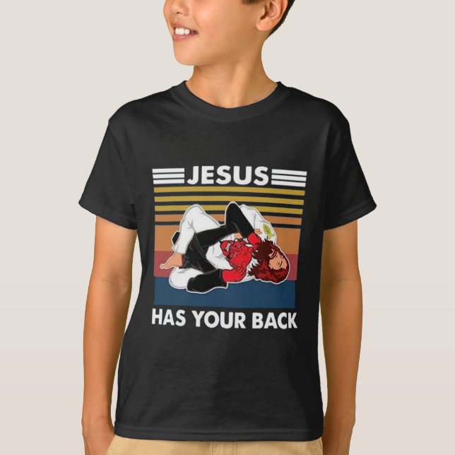 Jesus hat deinen Karate T-Shirt (Vorderseite)