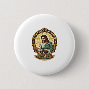 Jesus hat den flachen Yoga-Ball komplett entleert  Button