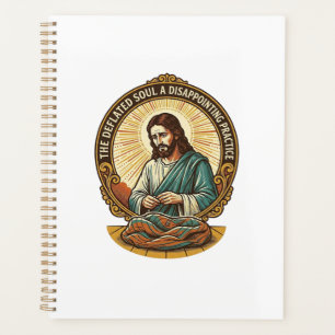 Jesus hat den flachen Yoga-Ball komplett entleert Planer