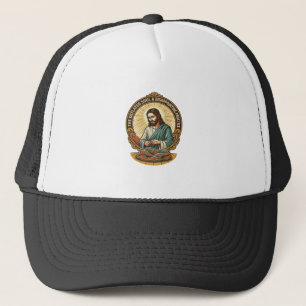 Jesus hat den flachen Yoga-Ball komplett entleert Truckerkappe