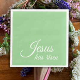 Jesus hat ein elegantes Christliches Osterfest im Serviette