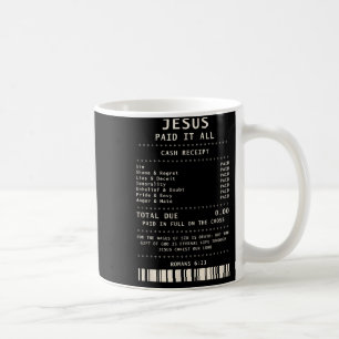 Jesus hat es alle lustigen Christlichen Glaubensbi Kaffeetasse