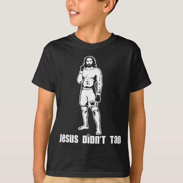 Jesus hat keinen MIXED MARTIAL ARTS Gestochen T-Shirt (Vorderseite)