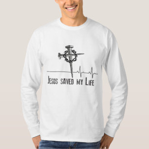 Jesus hat mein Leben Gerettet. Krone von Thorns un T-Shirt