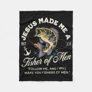 Jesus hat mich zu einem Fisch der Männer gemacht, Fleecedecke