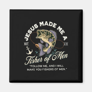 Jesus hat mich zu einem Fisch der Männer gemacht, Magnet