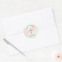 Jesus hat Osterpastel Brushstrokes Classic